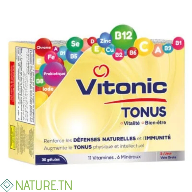 VITAL VITONIC TONUS 30 GELULES 2 VITAL VITONIC TONUS 30 GELULES 2