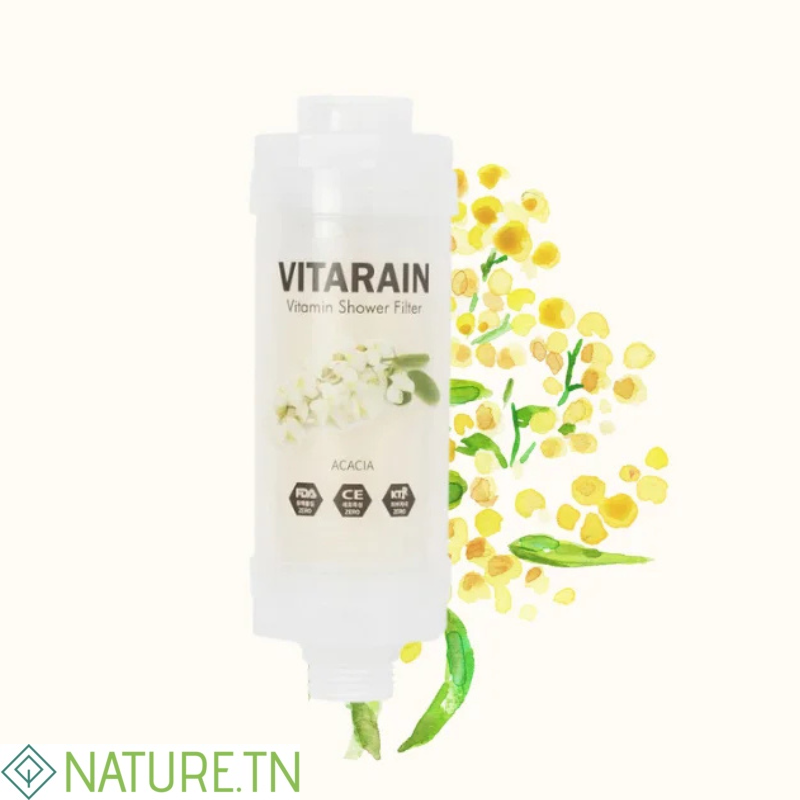 VITARAIN FILTRE DE DOUCHE A LA VITAMINE ACACIA 2 VITARAIN FILTRE DE DOUCHE A LA VITAMINE ACACIA 2