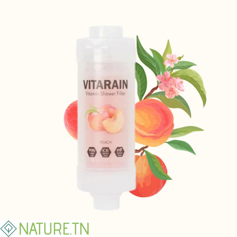 VITARAIN FILTRE DE DOUCHE A LA VITAMINE PECHE 1