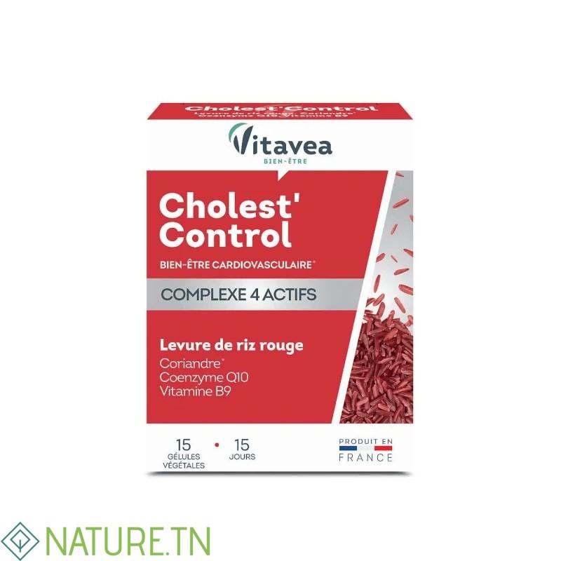 VITAVEA CHOLEST CONTROL LEVURE DE RIZ ROUGE 15 GELULES 3 VITAVEA CHOLEST CONTROL LEVURE DE RIZ ROUGE 15 GELULES