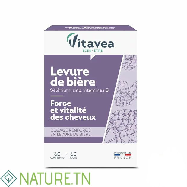 VITAVEA LEVURE DE BIERE+SELENIUM+ZINC 60 COMPRIMES 1