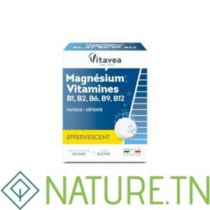 VITAVEA MAGNESIUM B1 B2 B6 B9 B12 EFFERVESCENT 24 COMPRIMES