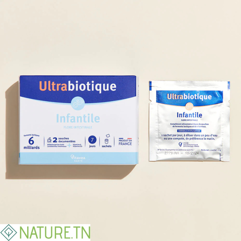 VITAVEA ULTRABIOTIQUE INFANTILE FLORE INTESTINALE 7 SACHETS 2 VITAVEA ULTRABIOTIQUE INFANTILE FLORE INTESTINALE 7 SACHETS 2