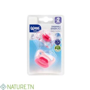 WEE BABY 2 SUCETTES ORTHODONTIC 6-18M 166