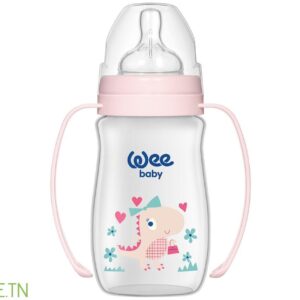 WEE BABY BIBERON CLASSIC PLUS COL LARGE PP AVEC POIGNEE 0-6M 250ML
