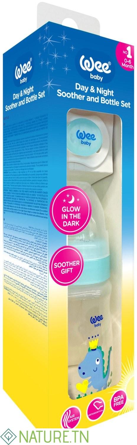 WEE BABY BIBERON ET SUCETTE JOUR ET NUIT 0-6M 563 3 WEE BABY BIBERON ET SUCETTE JOUR ET NUIT 0-6M 563