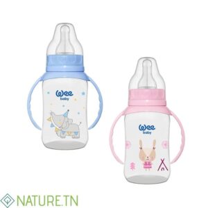 WEE BABY BIBERON PP AVEC ANSES 6-18M 150ML 744-F