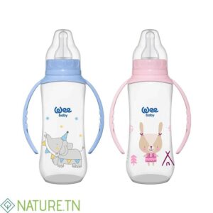 WEE BABY CLASSIC PP BIBERON AVEC ANSES 6-18M 270ML 745-F