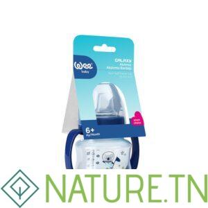 WEE BABY GLOBLET ANTI COLIQUE ANTI DEVERSEMENT AVEC ANSES 6M+ 125ML 753