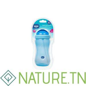 WEE BABY GOBELET A PAILLE COLORE 350ML 761