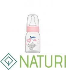 WEE BABY NATURAL BIBERON EN PLASTIQUE 0-6M 125ML 851