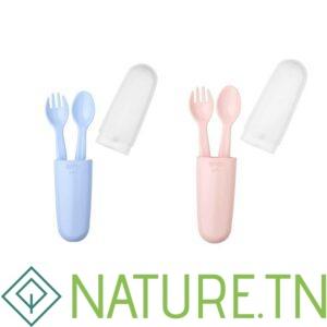 WEE BABY PACK 2 CUILLERES+CACHE CUILLERE (OFFERT)