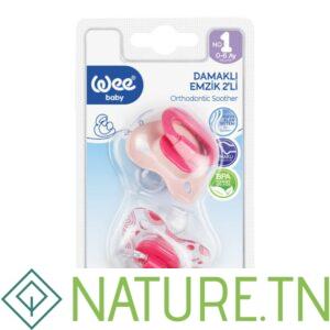 WEE BABY SUCETTE DOUBLE COLOREE 0-6M 165