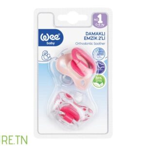 WEE BABY SUCETTE DOUBLE COLOREE 0-6M 165