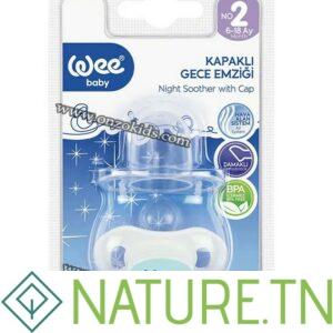 WEE BABY SUCETTE SOIREE AVEC PROTECTEUR 6-18 784