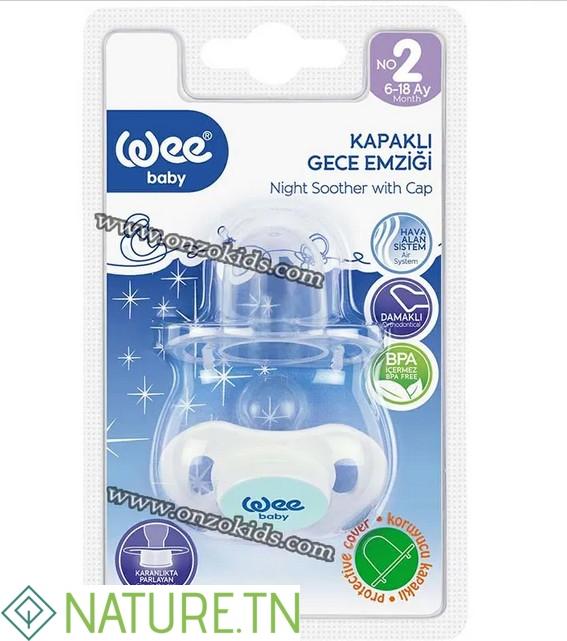 WEE BABY SUCETTE SOIREE AVEC PROTECTEUR 6-18 784 1 WEE BABY SUCETTE SOIREE AVEC PROTECTEUR 6-18 784 1