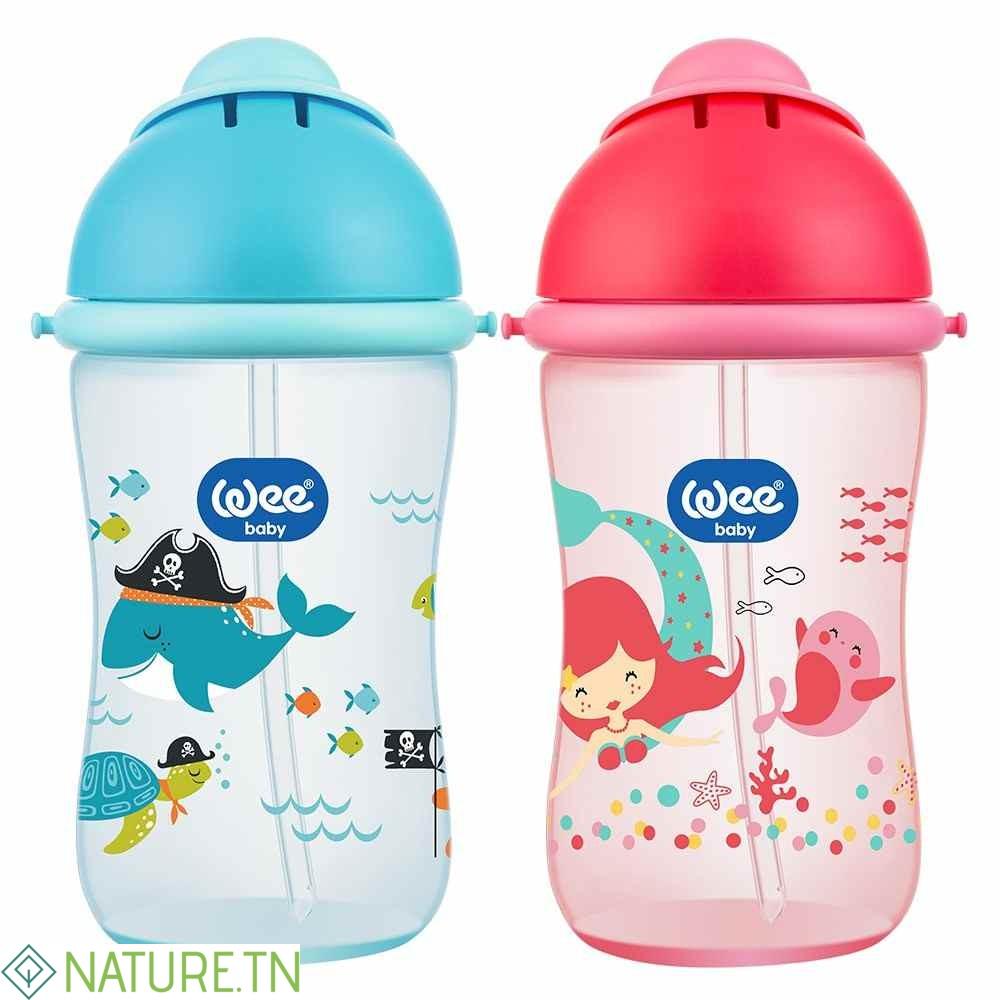 WEE BABY TASSE AVEC PAILLE PP 380ML 171 1 WEE BABY TASSE AVEC PAILLE PP 380ML 171 1