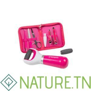 WESTINGHOUSE SET 9P RAPE ELECTRIQUE RECHARGEABLE ET TROUSSE MANUCURE PEDICURE