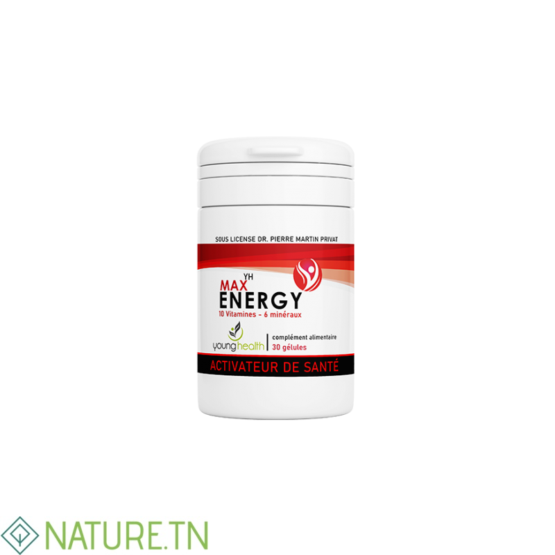 YOUNG HEALTH MAX ENERGIE 30 GÉLULES 3 YOUNG HEALTH MAX ENERGIE 30 GÉLULES