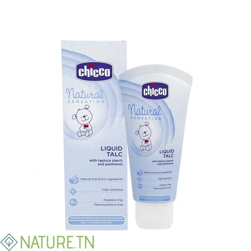 CHICCO NATURAL SENSATION LIQUID TALC 100ML 3 CHICCO NATURAL SENSATION LIQUID TALC 100ML